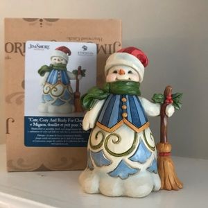 Jim Shore Christmas Snowman Decoration